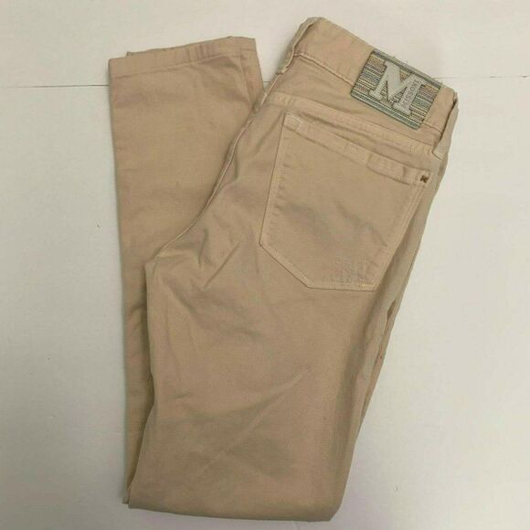 Missoni Denim Skinny Ankle Jeans 27 Peach Pink Low Rise 5 Pocket - Picture 3 of 8